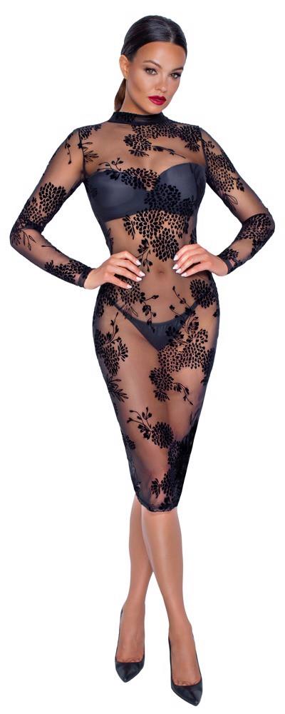 Dress Flock Print M