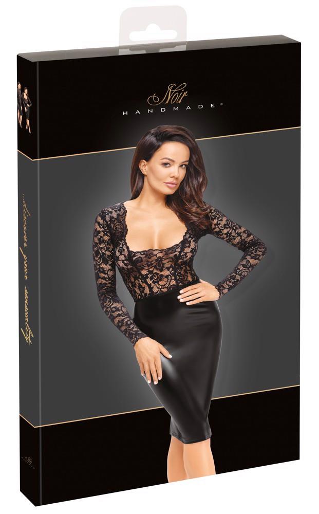Black lace dress L