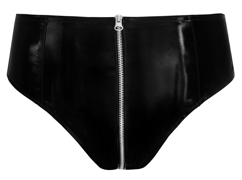 Pantalon vinyle avec fermeture Éclair