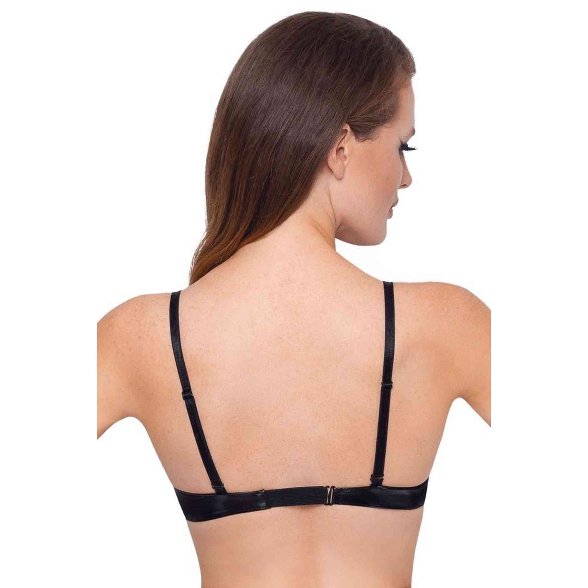 Soutien-gorge vinyle noir 75D
