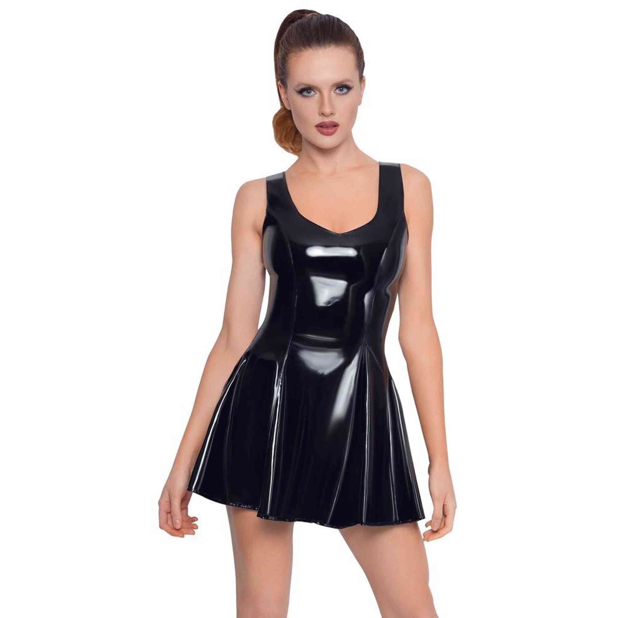 Robe vinyle noire 2XL