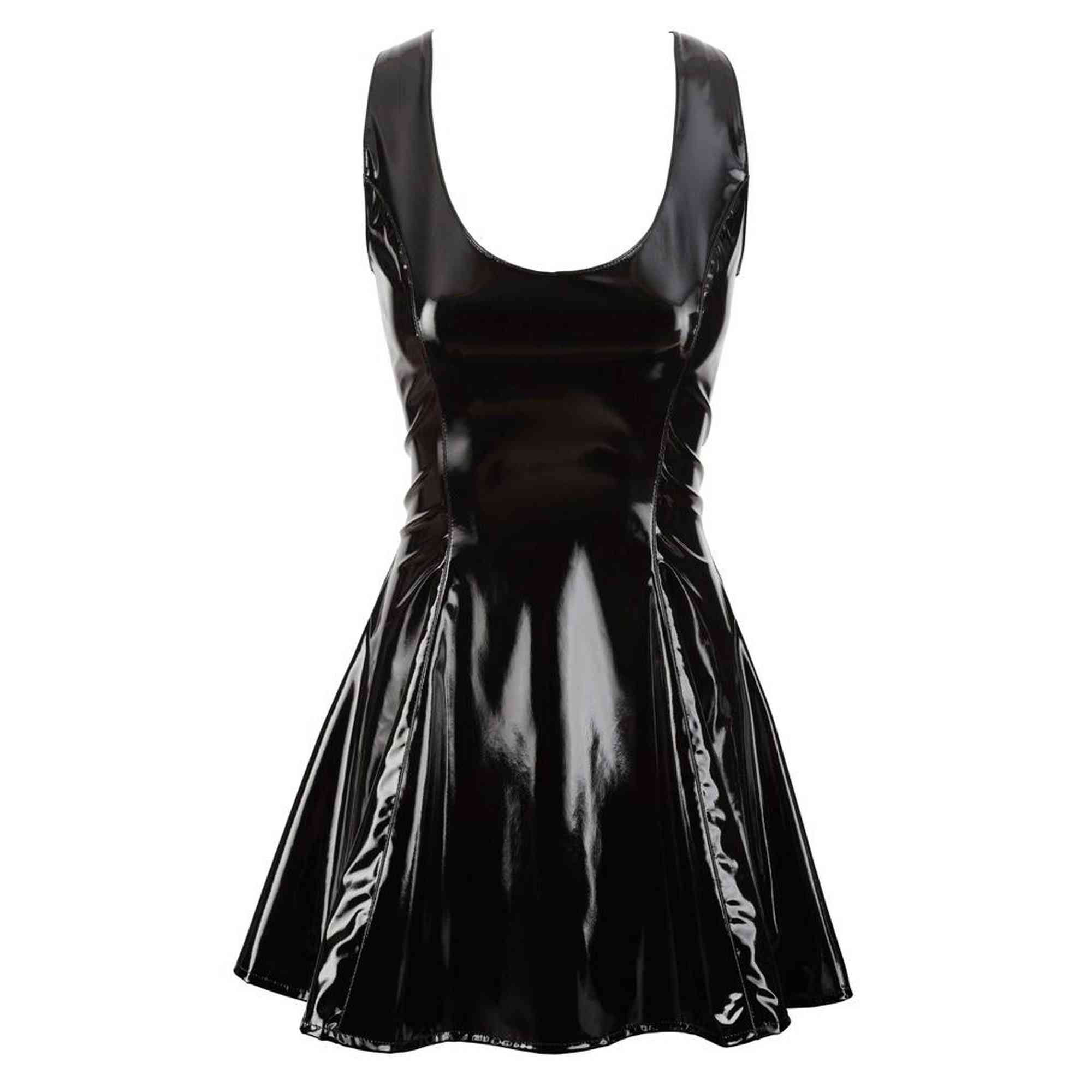 Robe vinyle noire 2XL