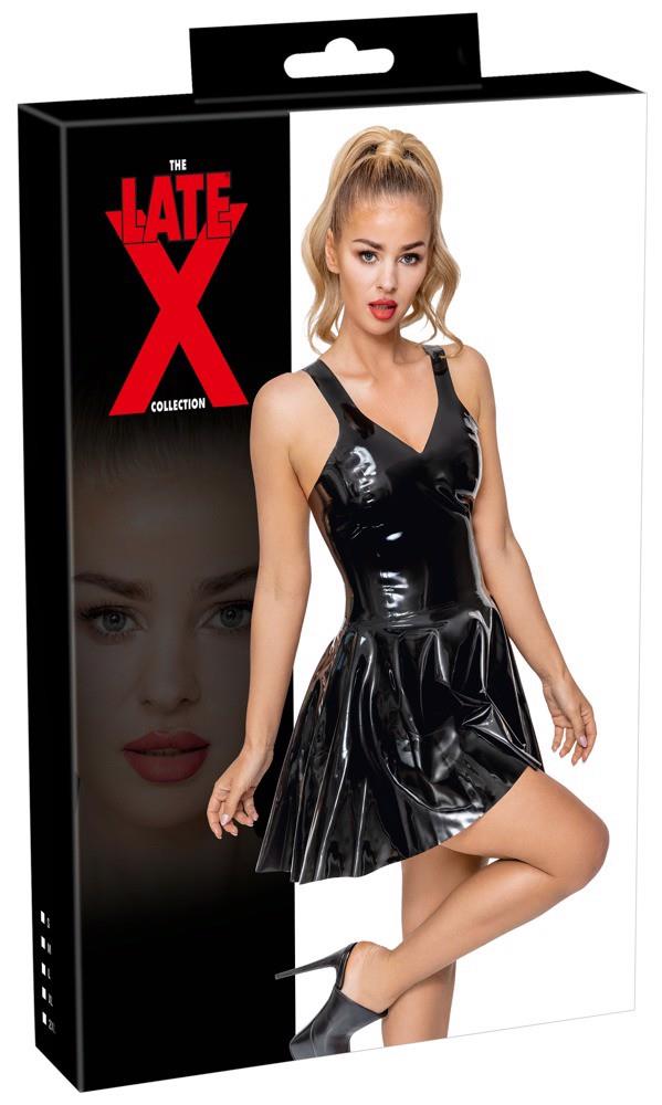 Mini-robe en latex L