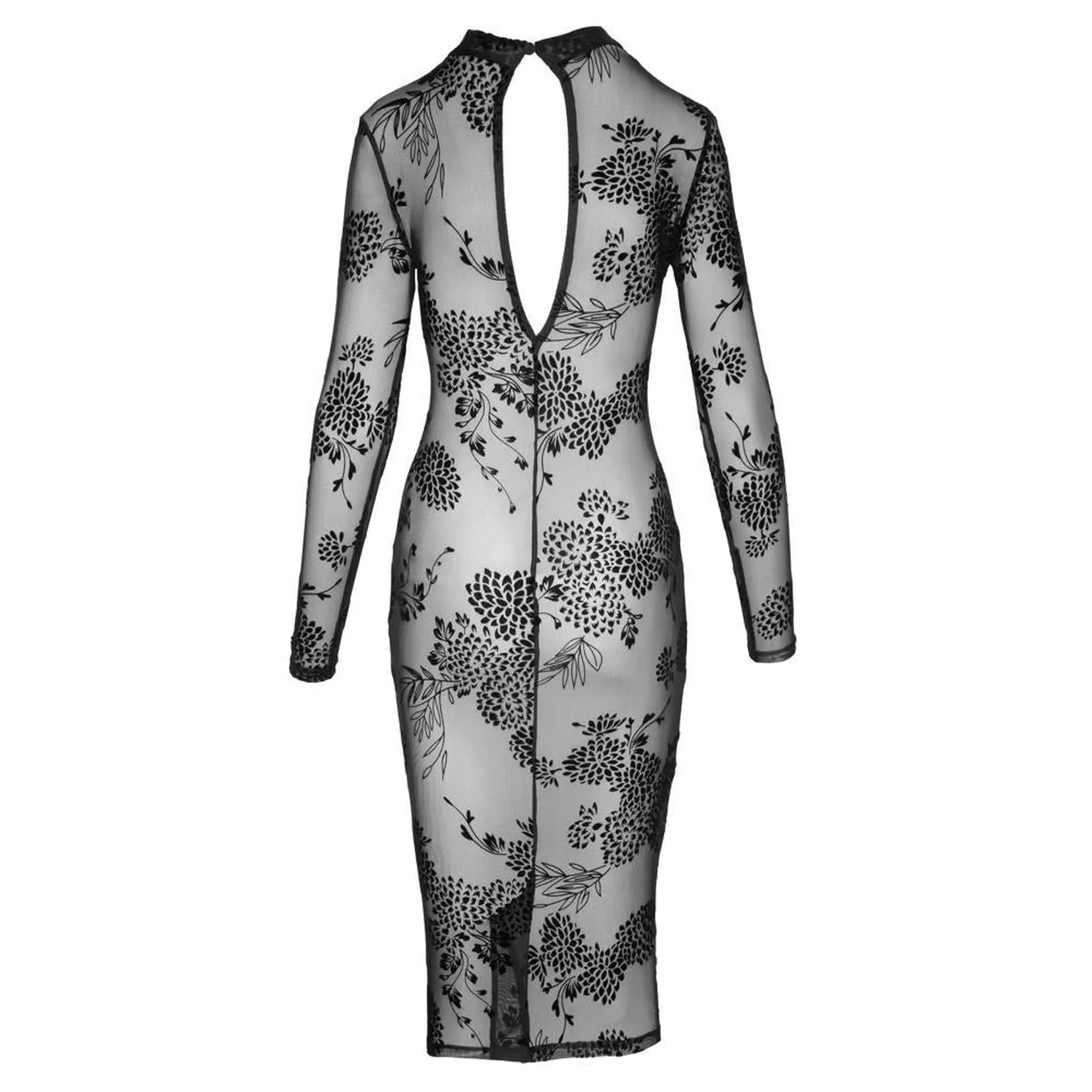 Flock Print Dress L
