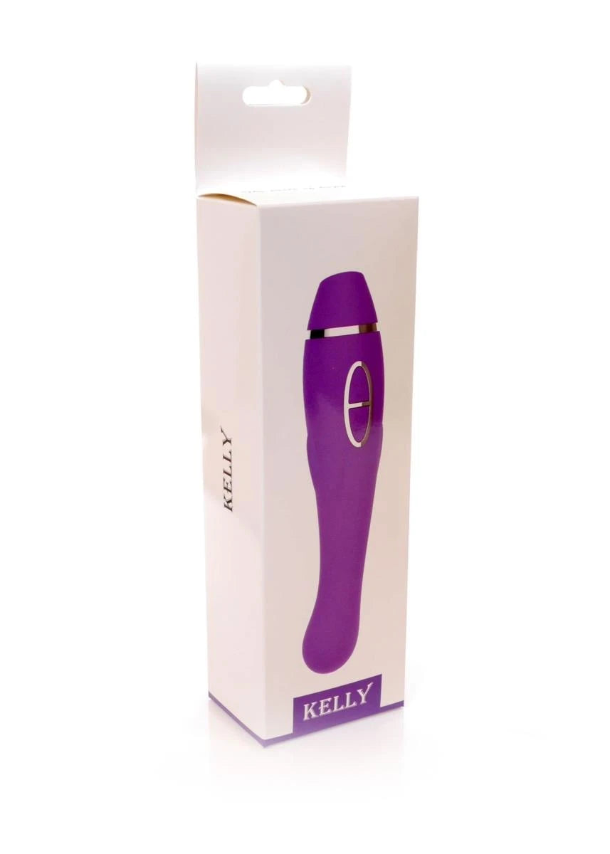 Vibrator-KELLY Purple- 12 vibration functions / 8 stimulation functions USB