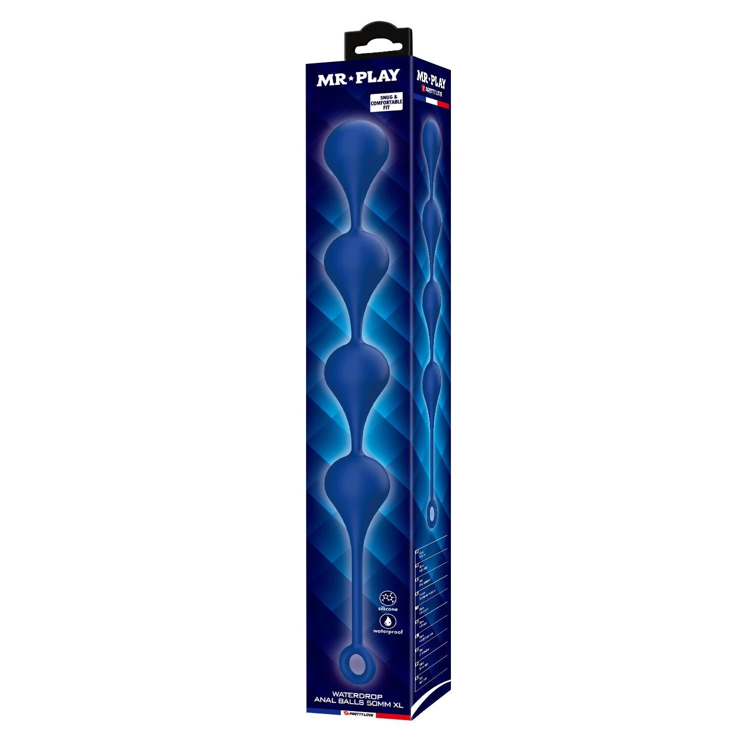 MR PLAY Waterdrop Anal Balls – 52.5 cm XL
