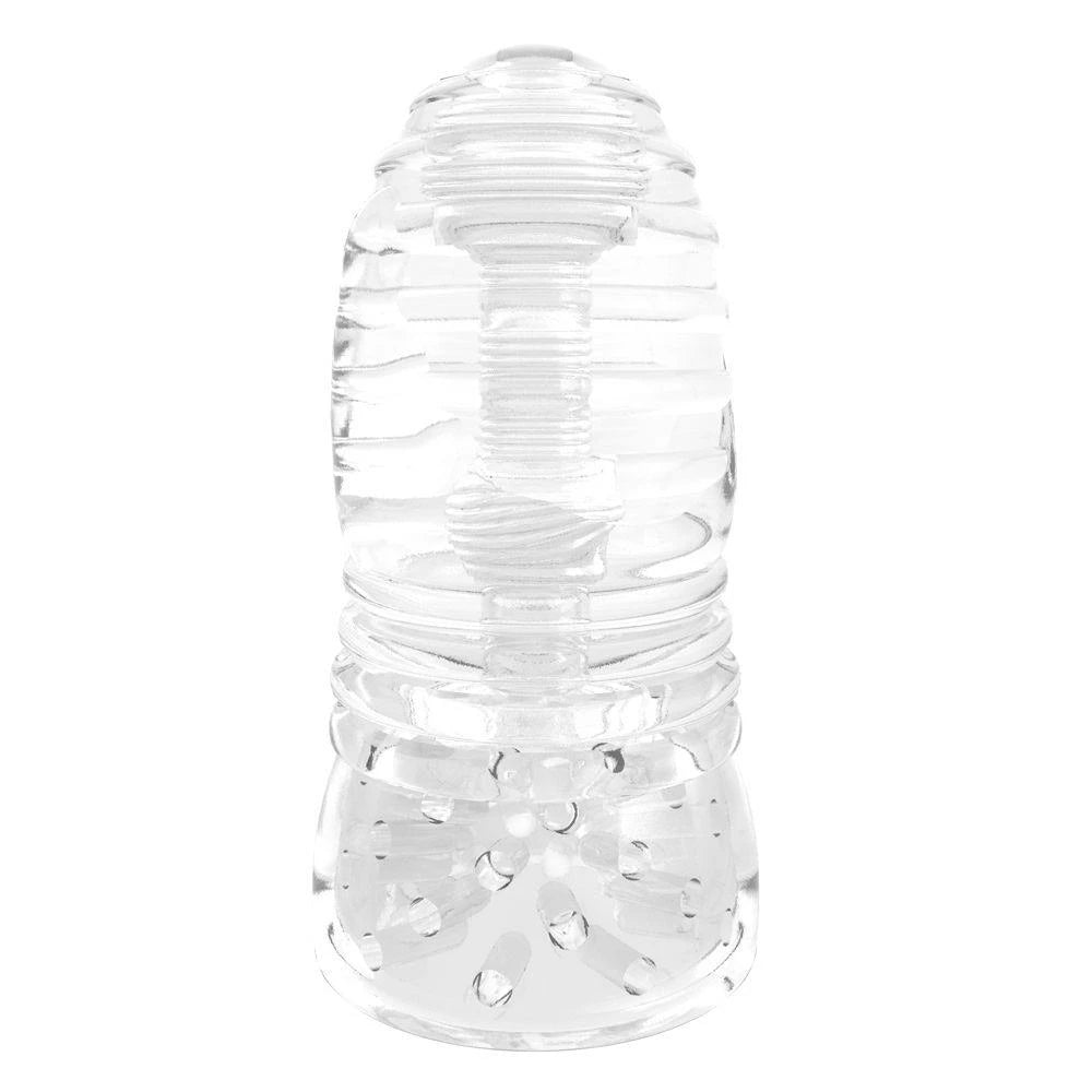 Masturbator- Me You Us Glacier Dual End Stroker Male Masturbator Transparent