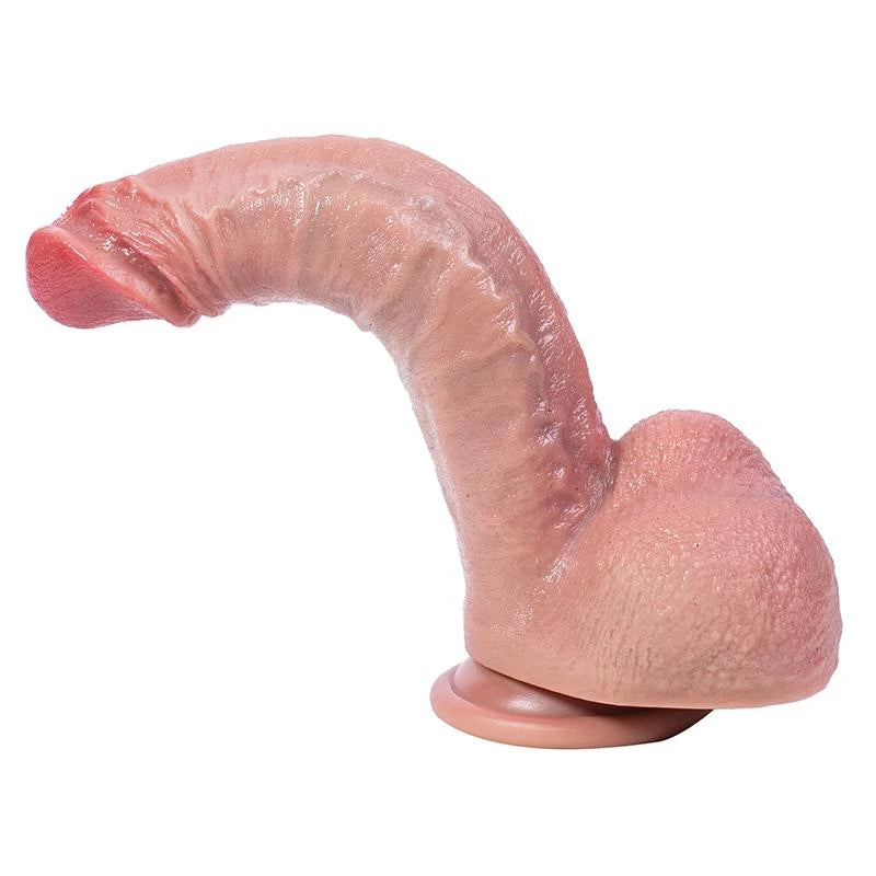 Flexible silicone dildo Hyper Realistic Dildo 21 cm