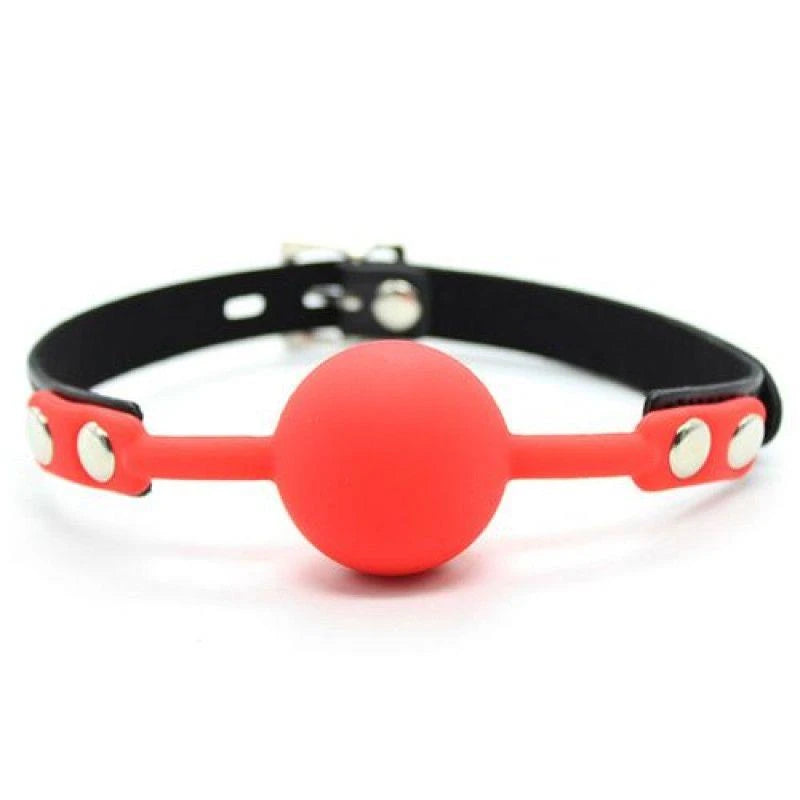 Ball Gag + Block (red)