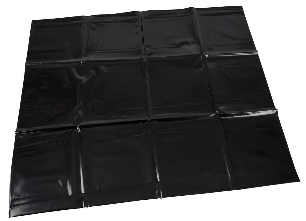 Taie d'oreiller vinyle noir