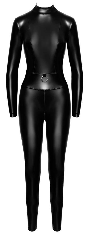 Black Jumpsuit Zip L