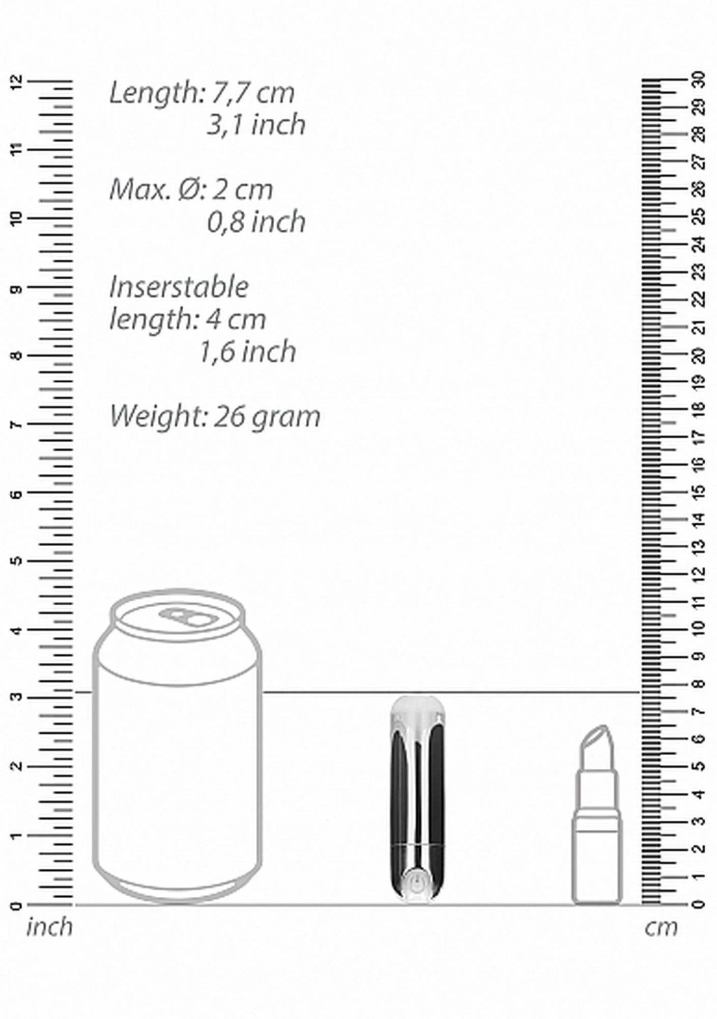 Balle vibrante rechargeable à 10 vitesses - Argent