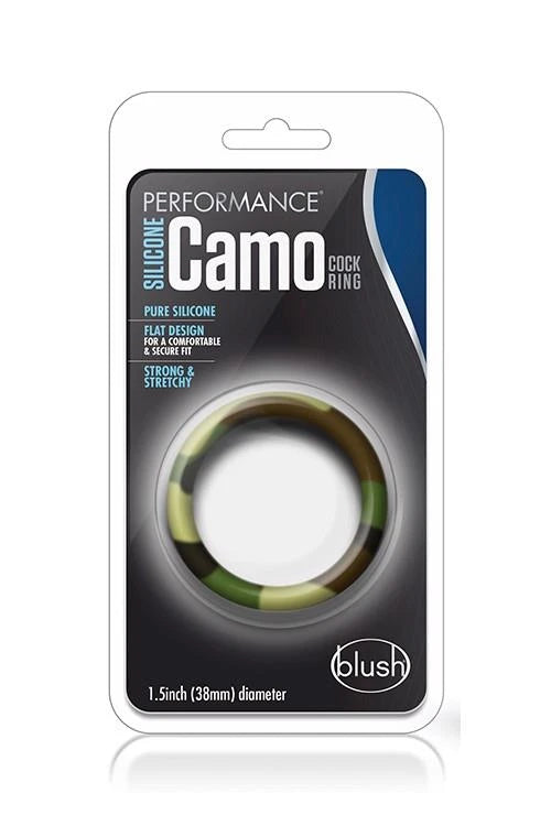 ANNEAU PÉNIS EN SILICONE CAMOUFLAGE HAUTE PERFORMANCE