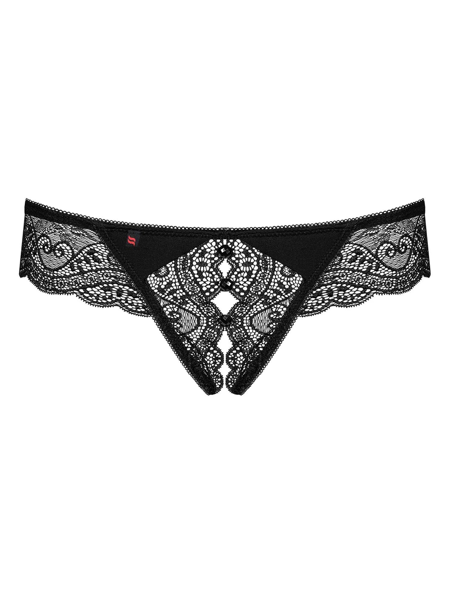 Underwear-Miamor open thong L/XL