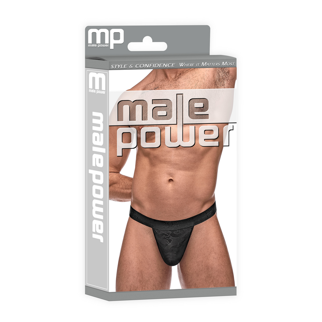 Micro string en V - L/XL - Noir