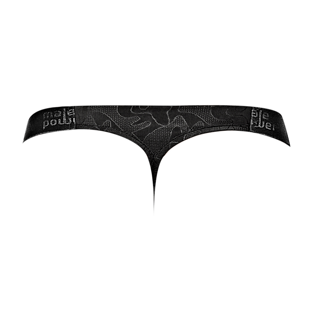 Micro G-String V - S/M - Noir