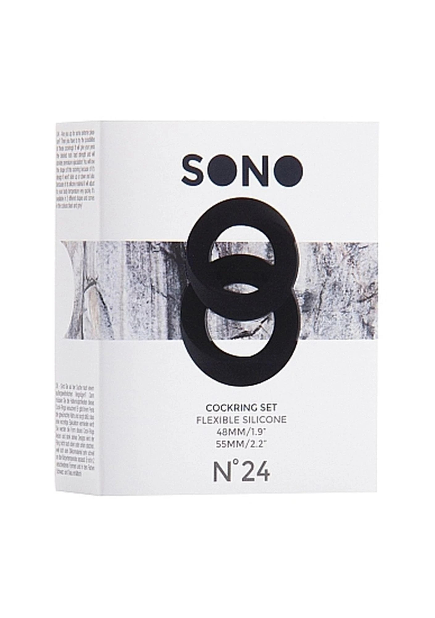 No.24 - Coffret d'anneaux péniens - Noir