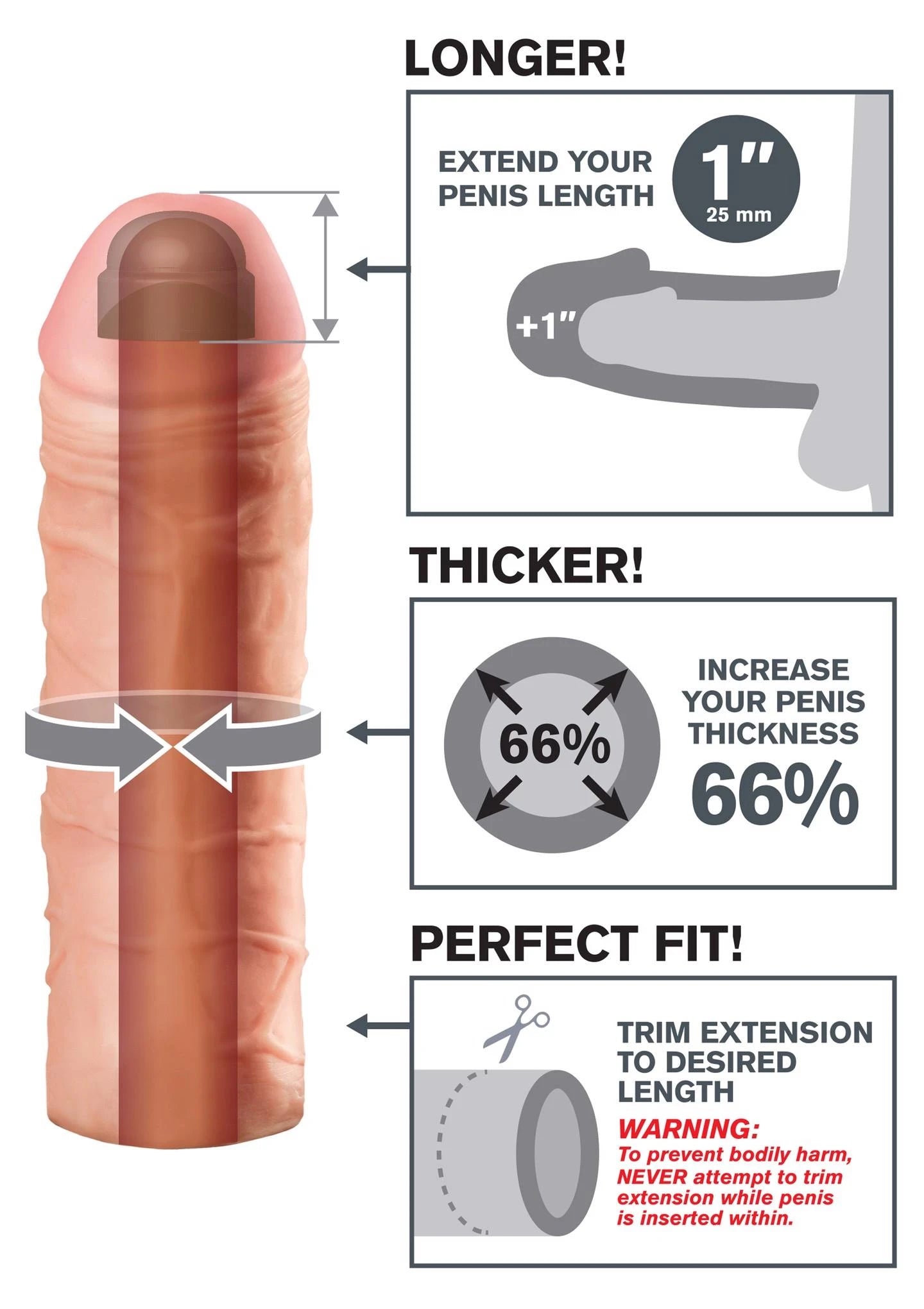 Mega 1" Extension