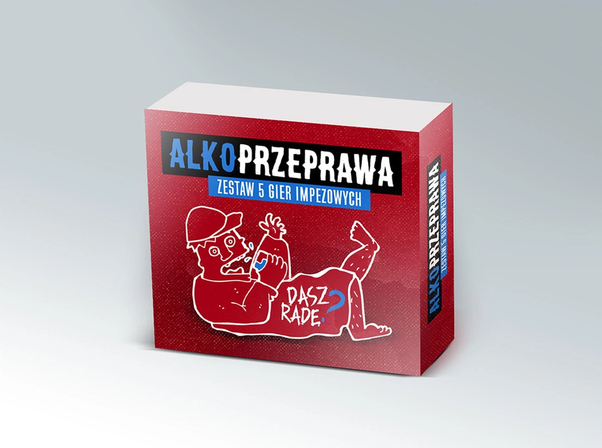 Gry-ALKOPRZEPRAWA 5-en-1 - kit de cinq jeux de société