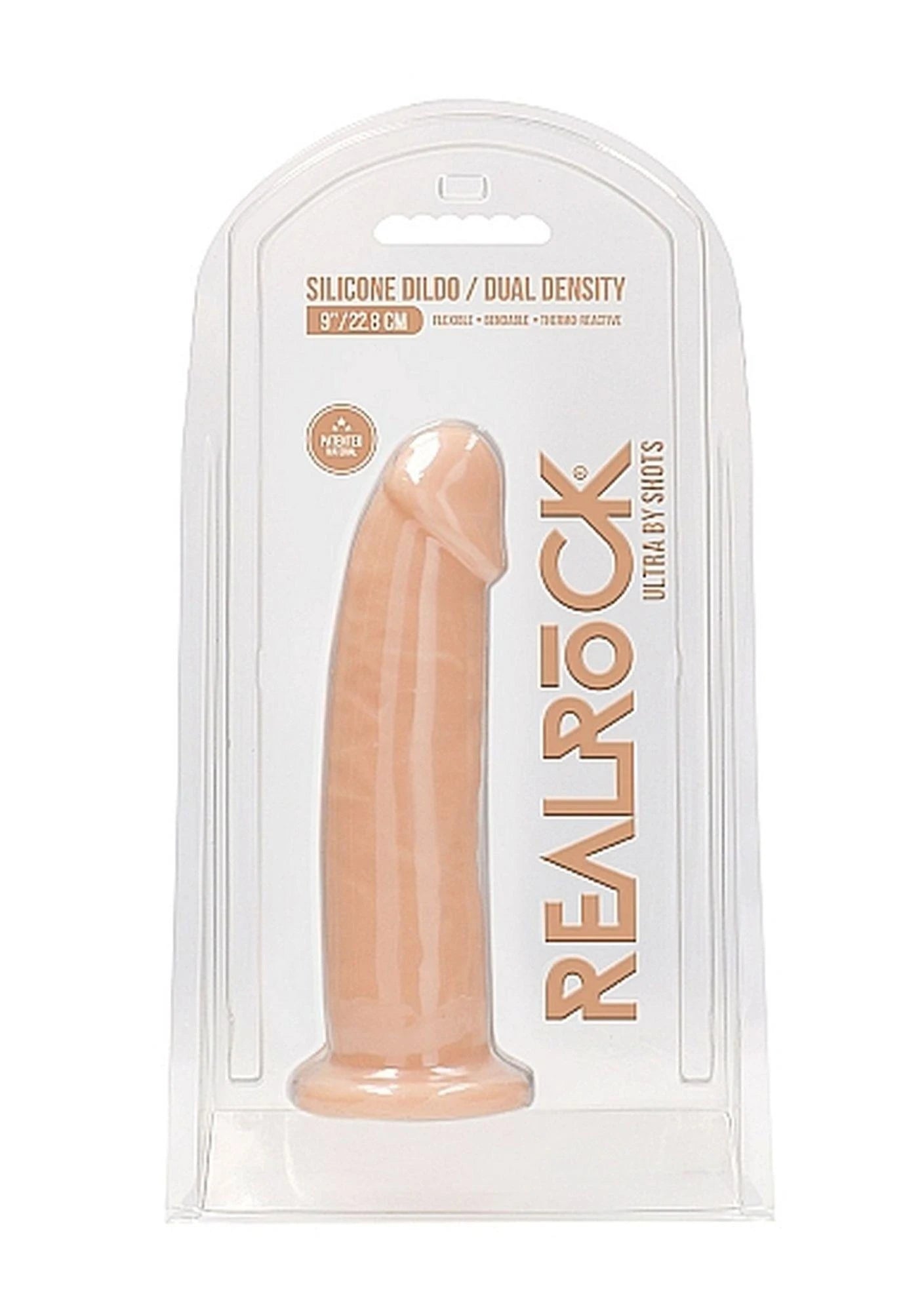 Silicone Dildo without Balls - 9 / 23 cm