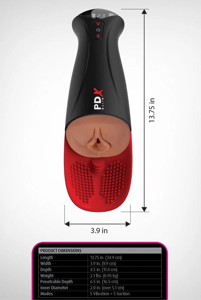 PDXE Fuck-O-Matic Pro XL Marron