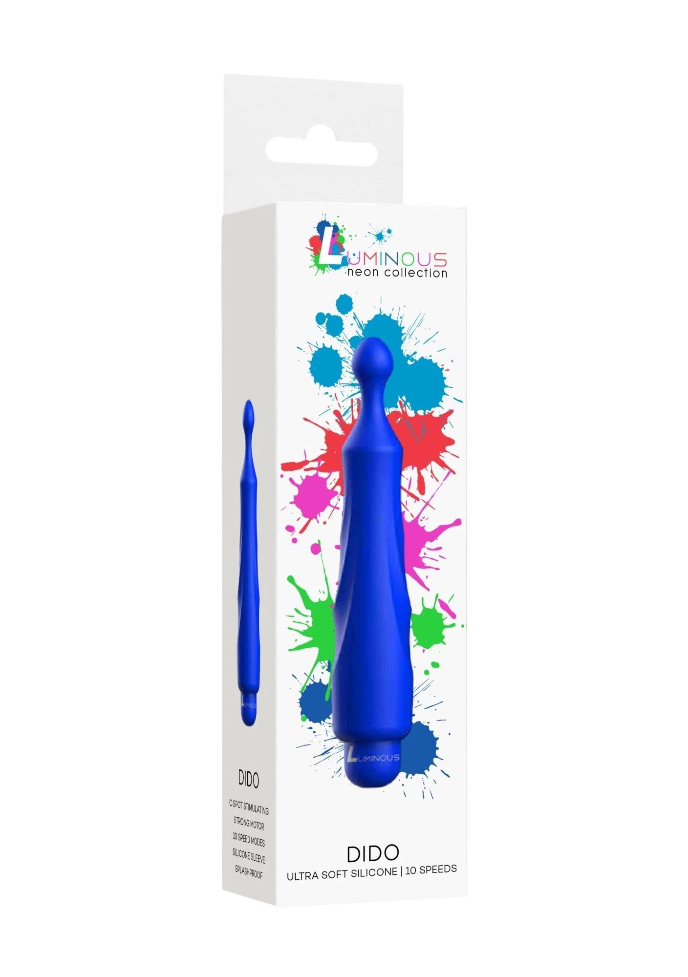 Dido - ABS Bullet avec manchon - 10 vitesses - Bleu roi