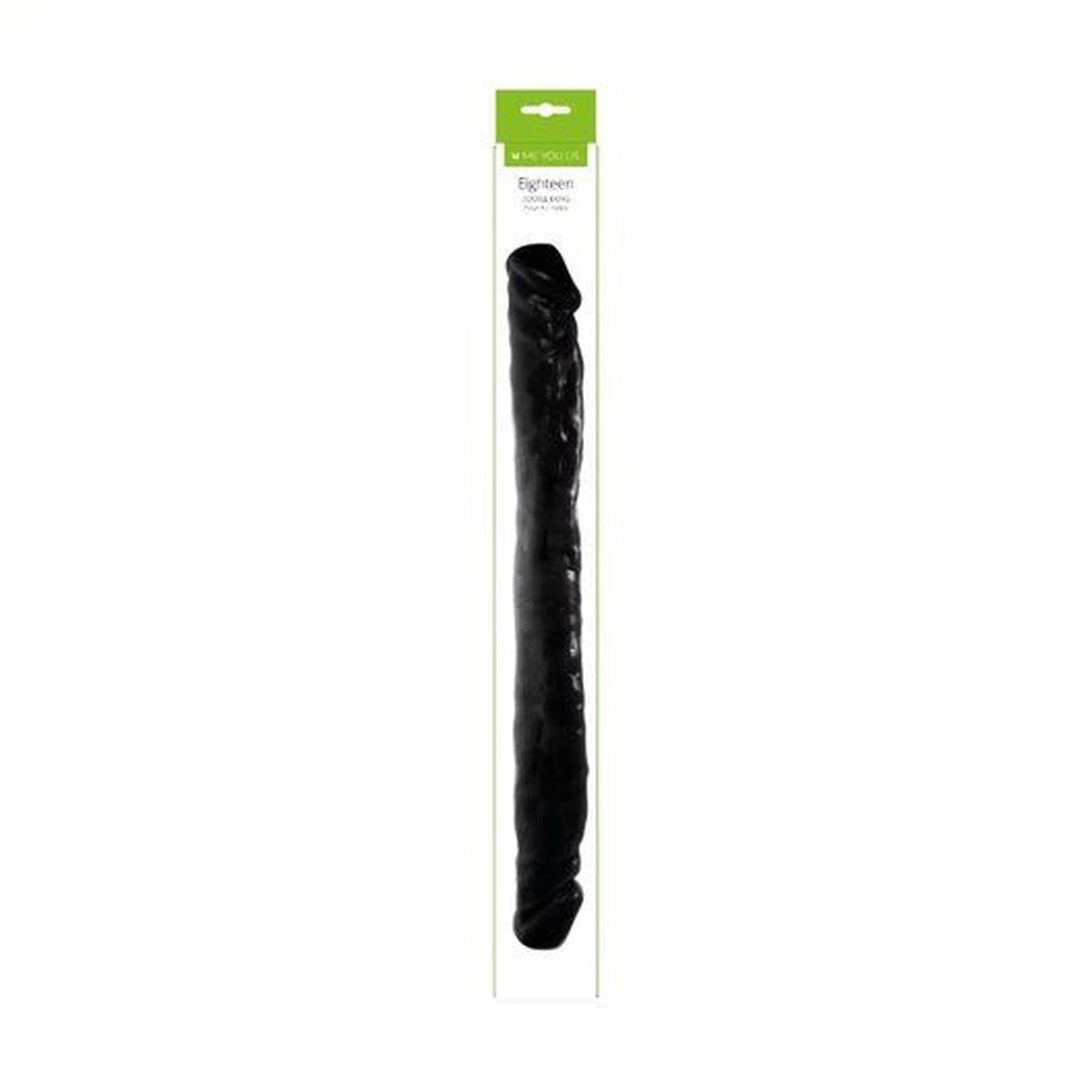 Dildo - Double Pénis Noir 18