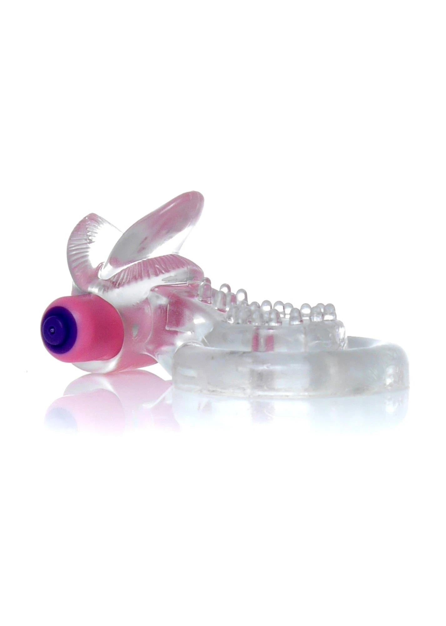 Ring-Tongue Vibro CockRing Clear