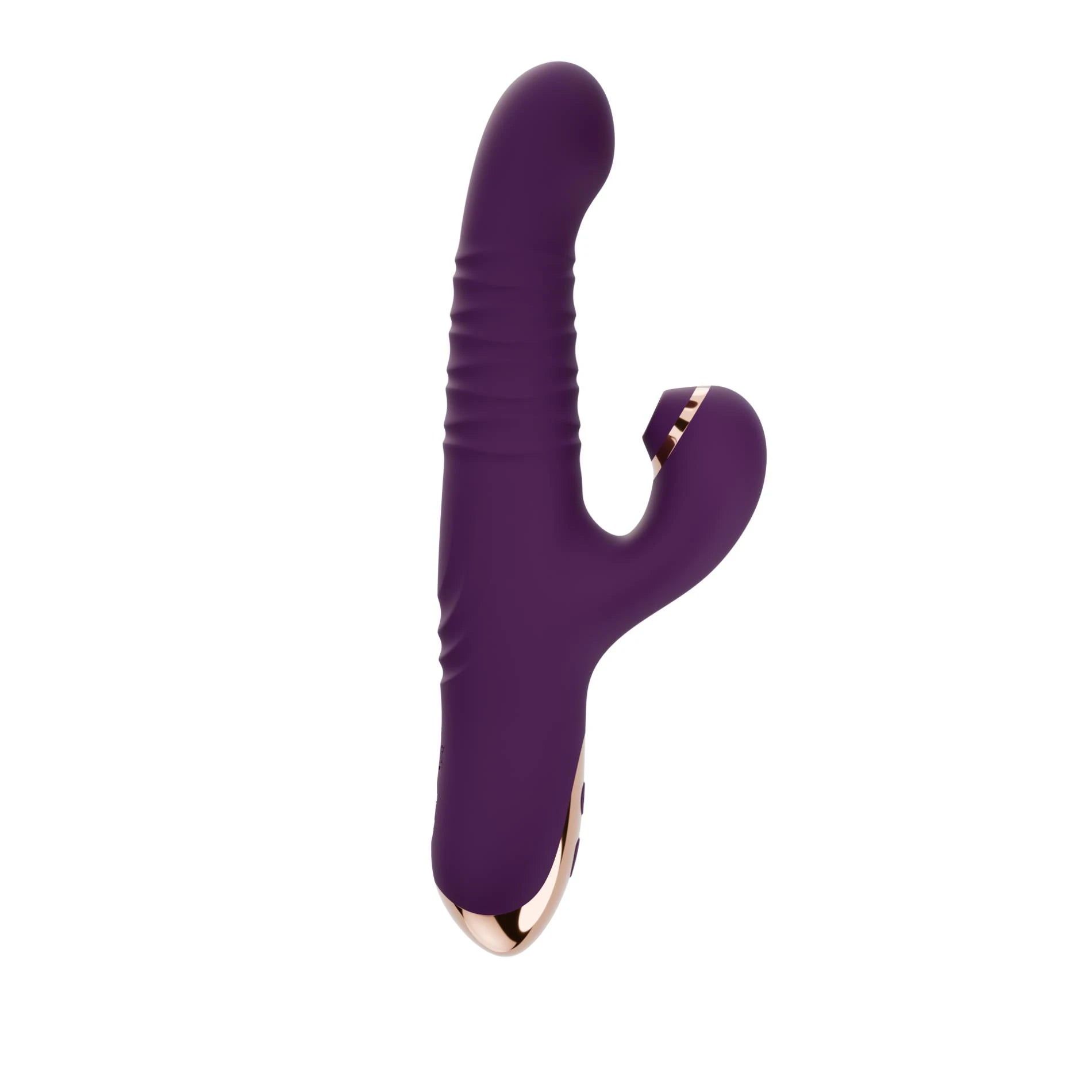 Masseur G-spot à succion et poussée Luna