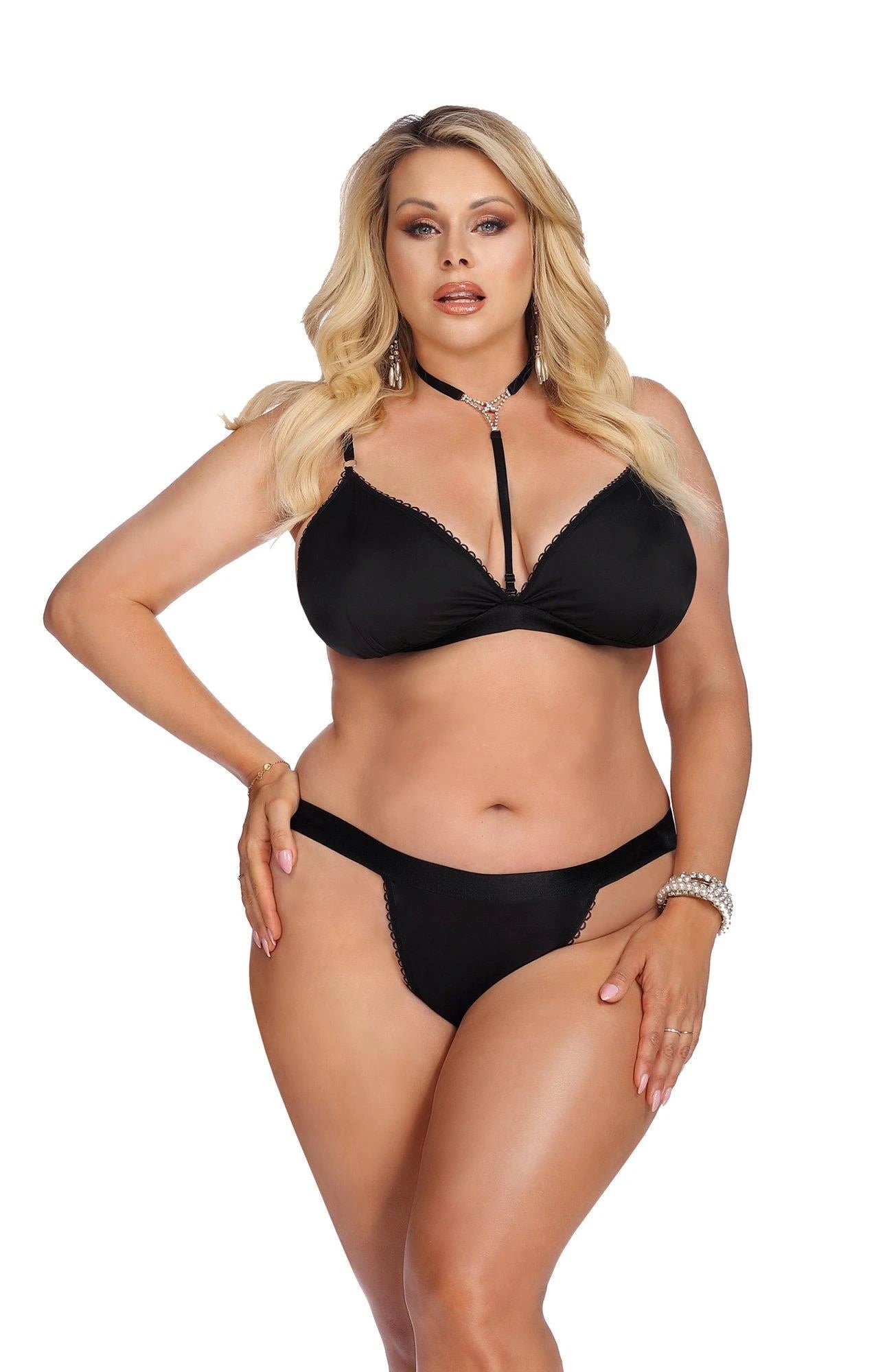 LAURA SET L+ (bra+thongs)