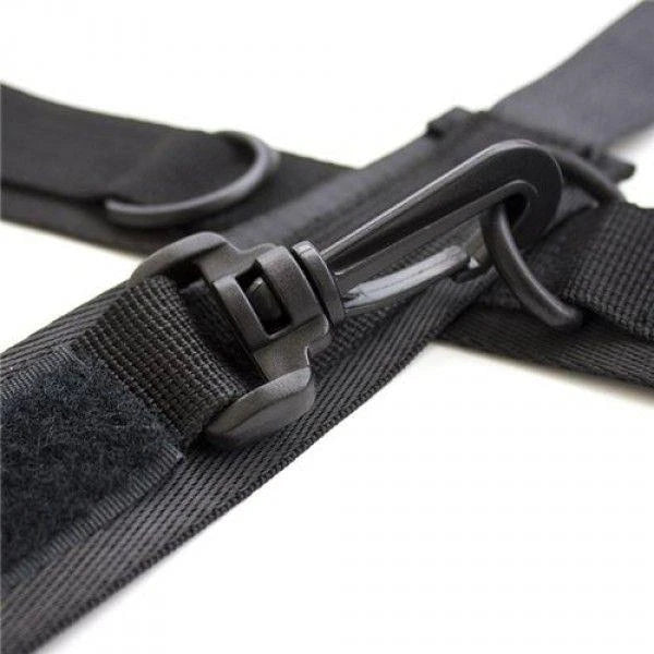 Attaches-Costrittivo Easy Cuffs Collier Bras Restraint noir