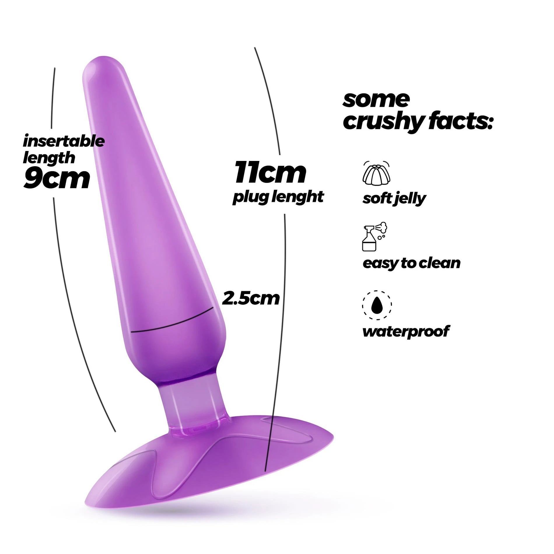 Jolly - Anal Plug - Lila