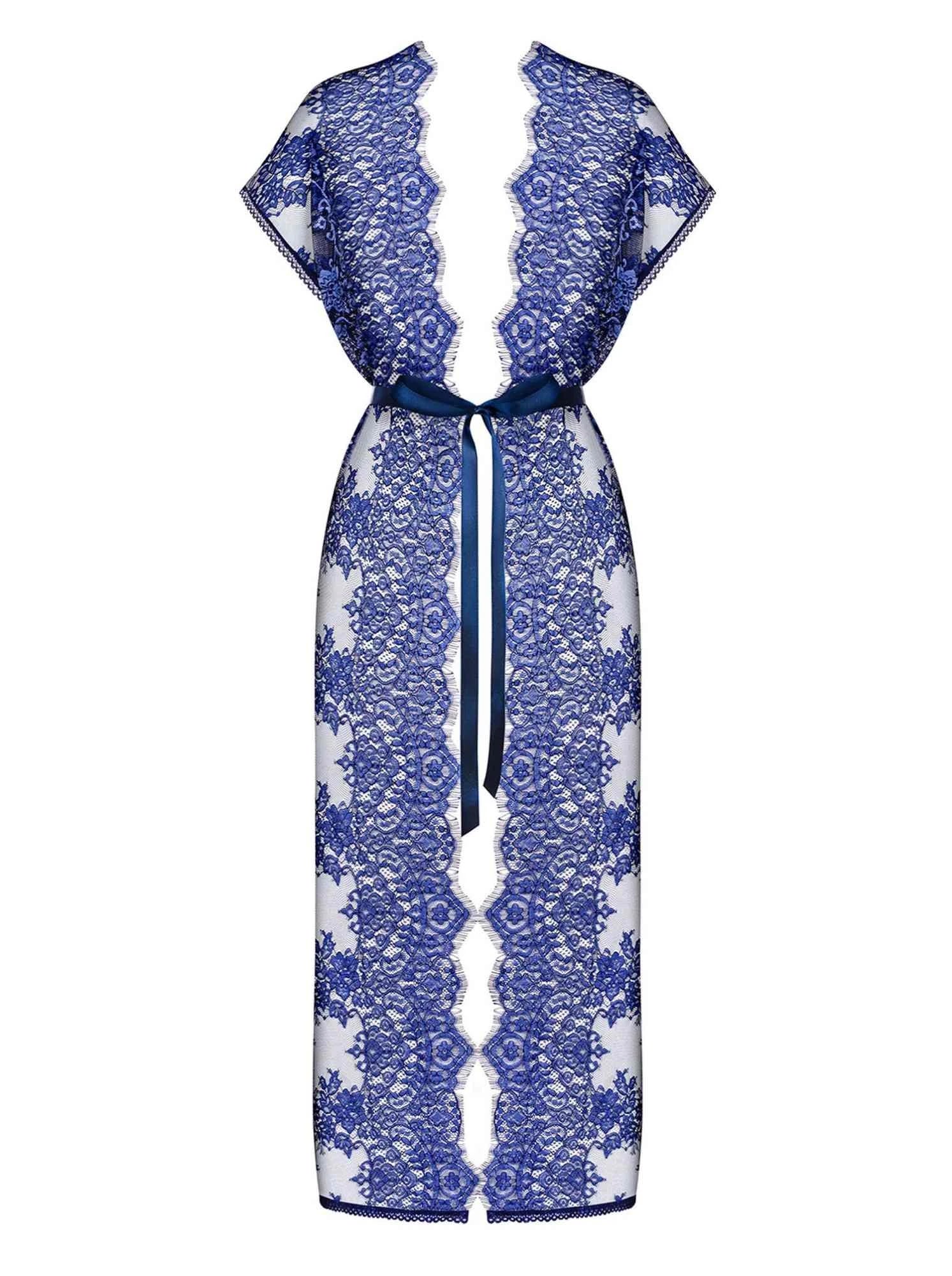 Flowlace Peignoir Blue S/M