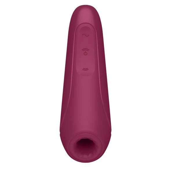 Wibrator - Curvy 1+ Air Pulse Stimulator + Vibration Rose Red
