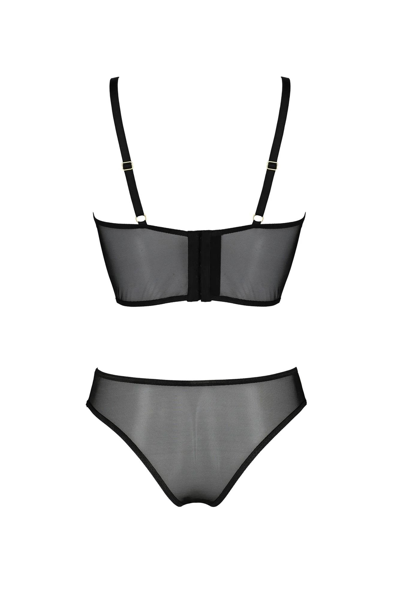 Bielizna-DENERYS SET black S/M