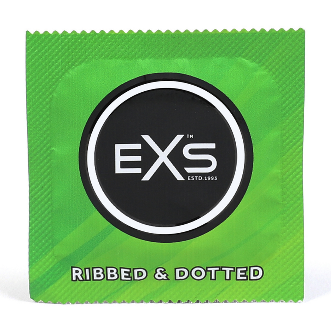 EXS Ribbed and Dotted - Condoms - 48 Pieces