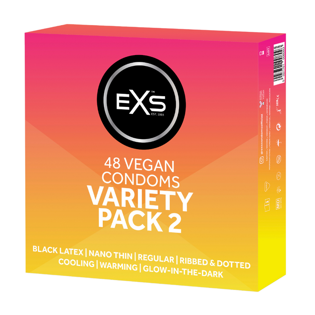 EXS Variety Pack 2 - Préservatifs - 48 pièces