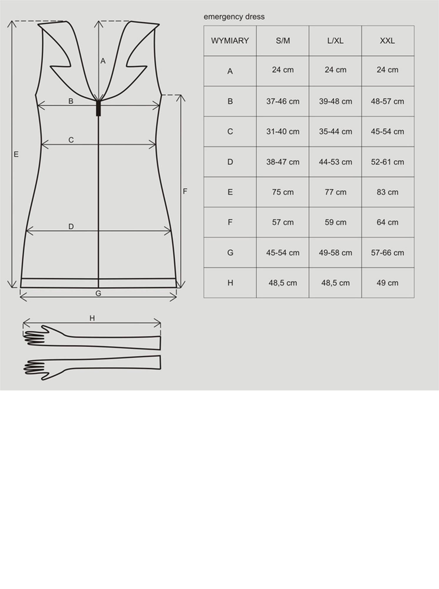 Lingerie-Emergency dress costume S/M + stethoscope