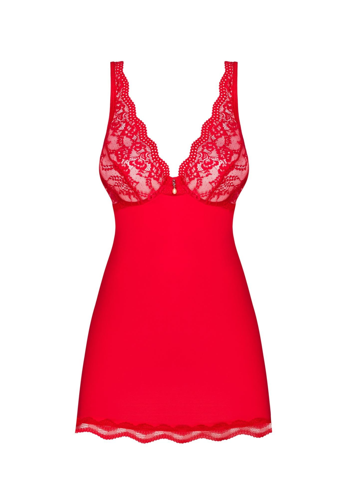 Lingerie-Luvae babydoll and thong red S/M