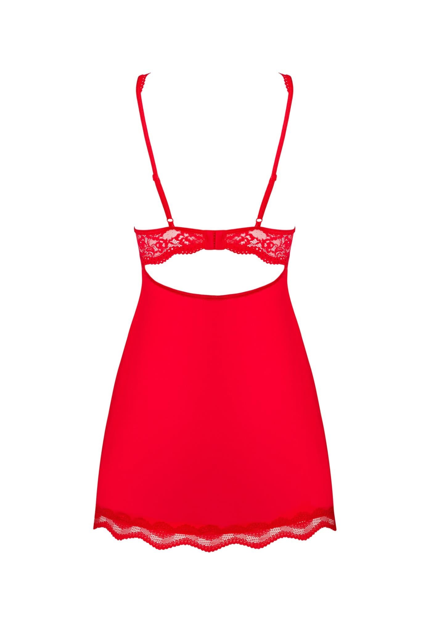 Lingerie-Luvae babydoll and thong red S/M