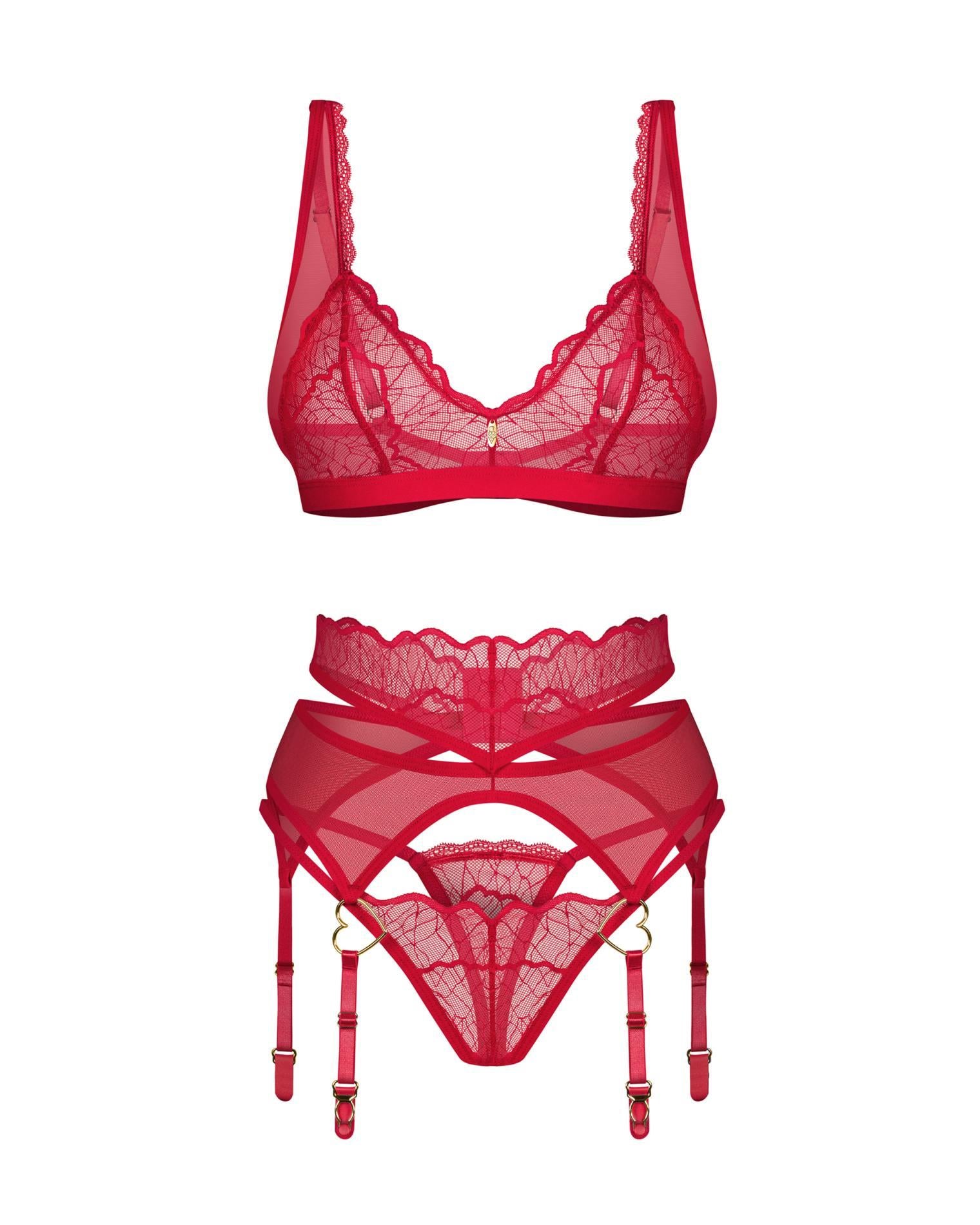 Cupide Desir 3-piece set L/XL