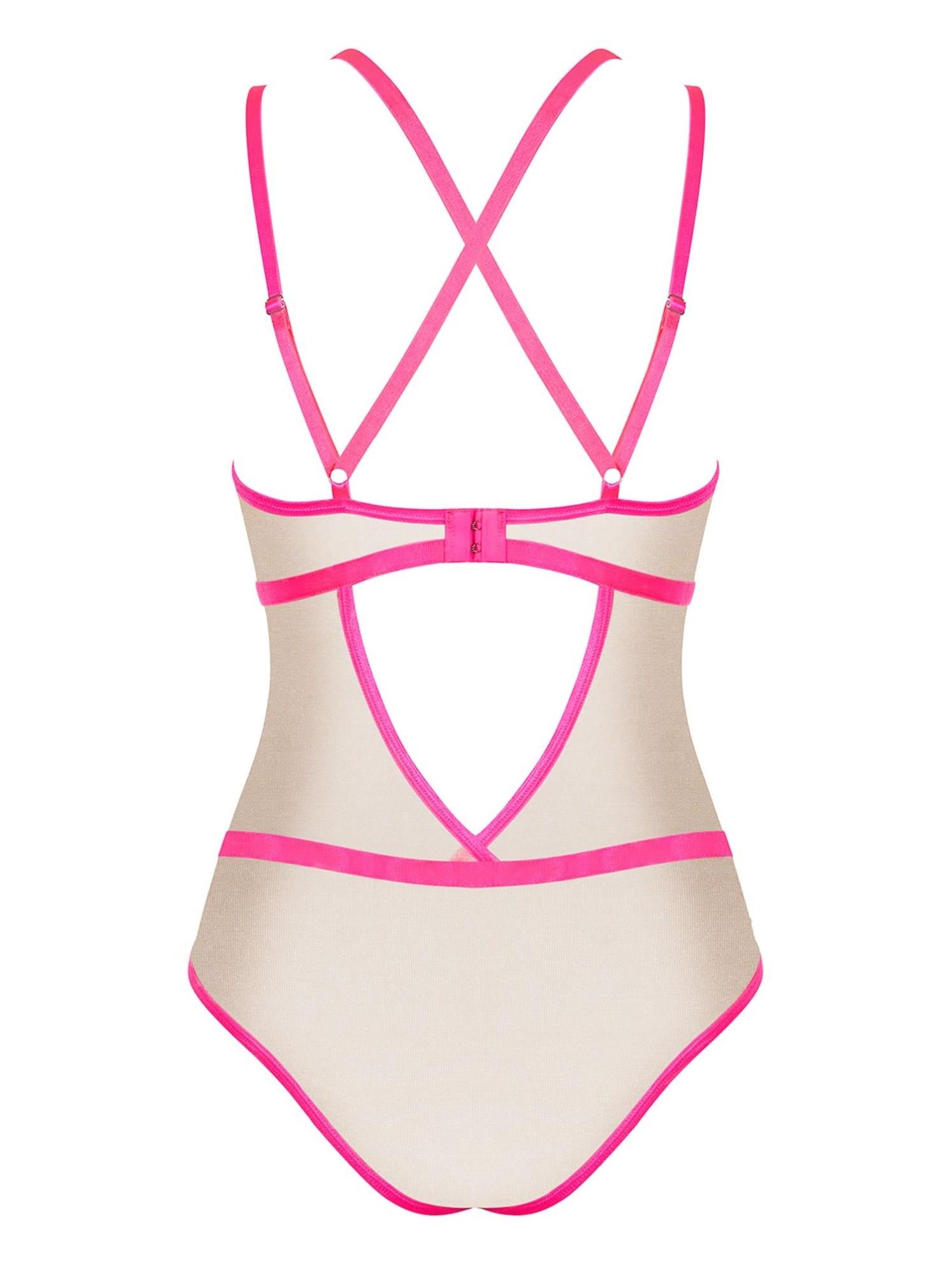 Underwear-Nudelia pink bodysuit L/XL