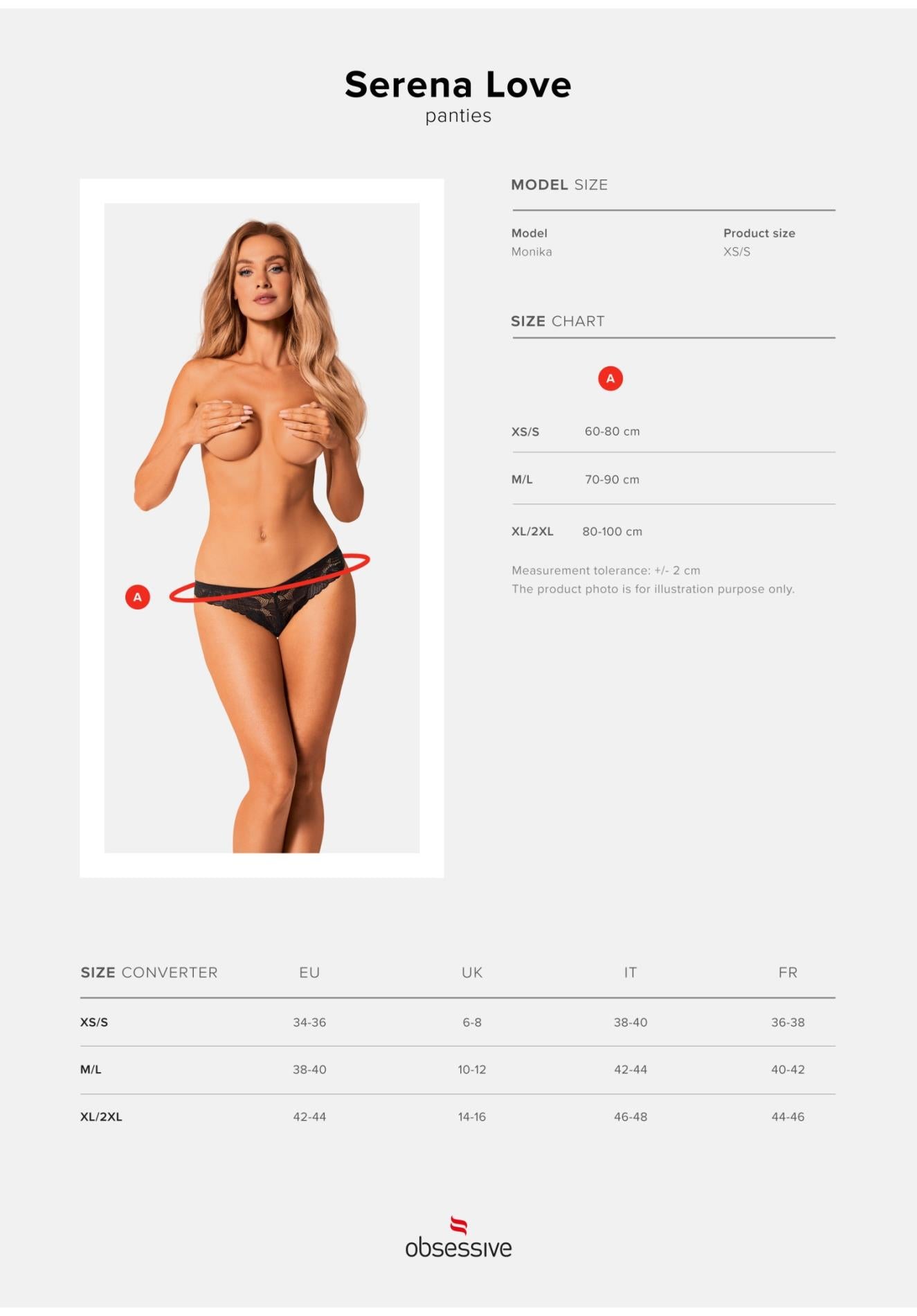 Lingerie-Slip Serena Love XL/2XL