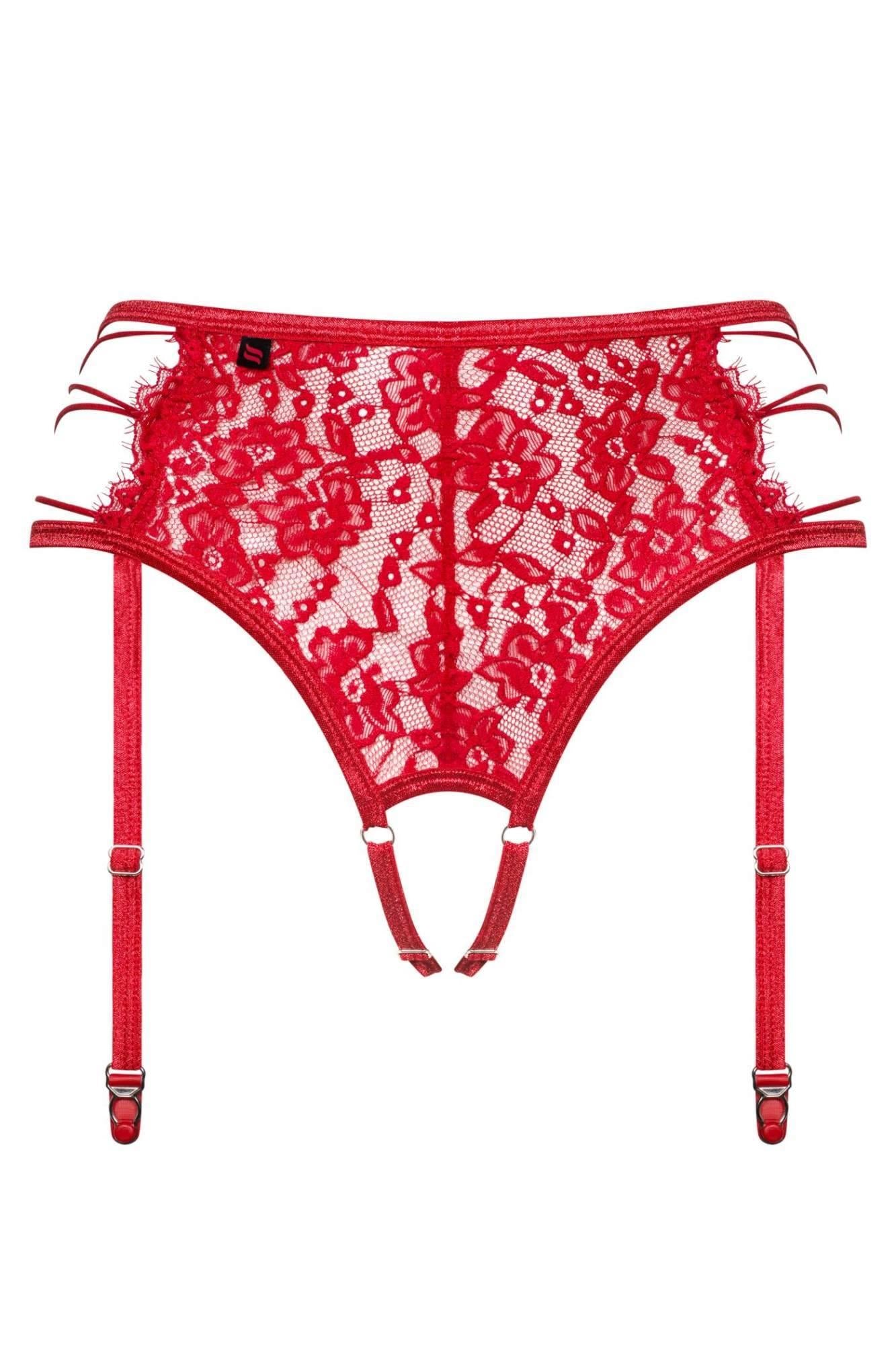 Iosa crotchless garter belt