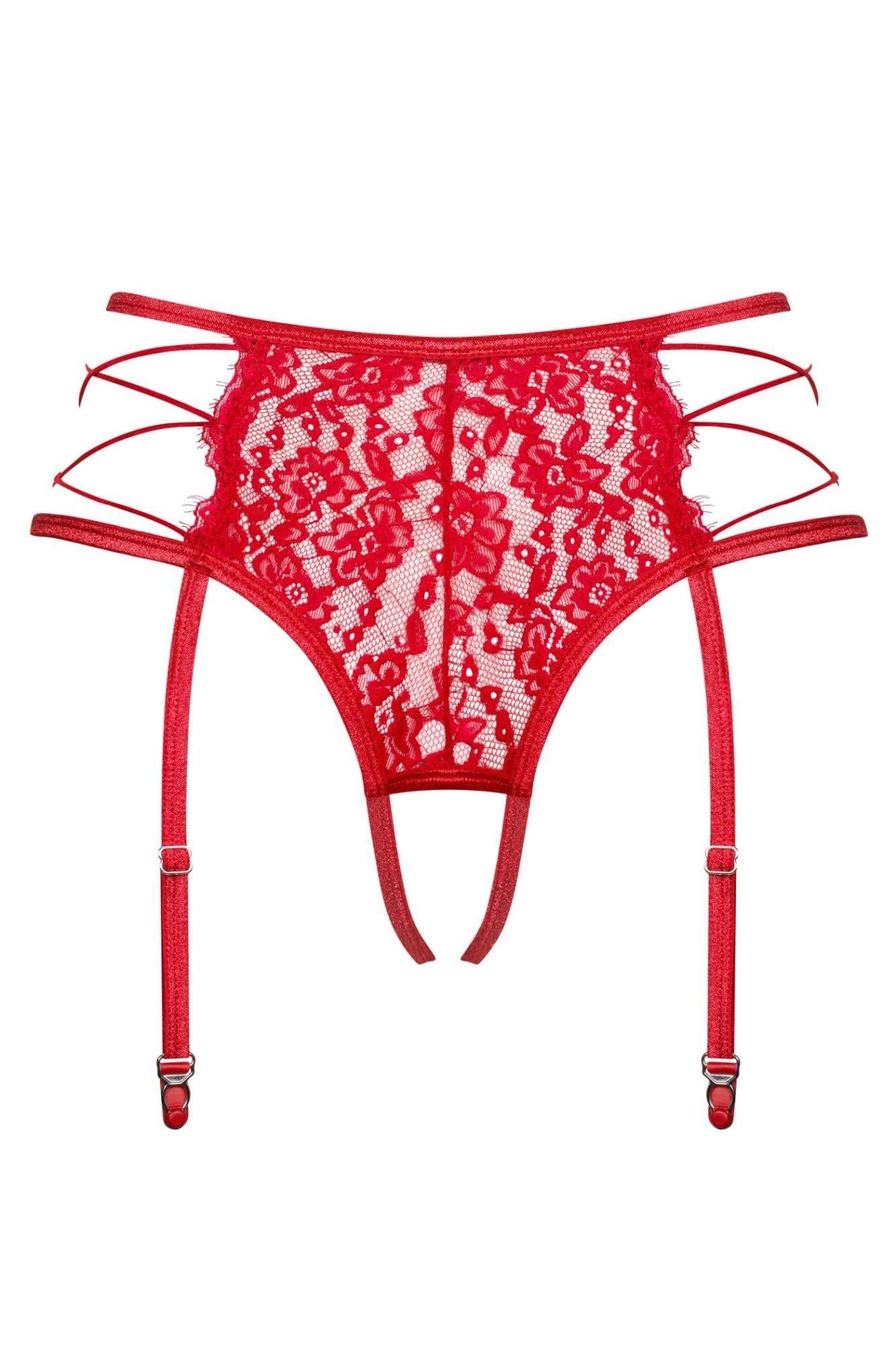 Iosa crotchless garter belt