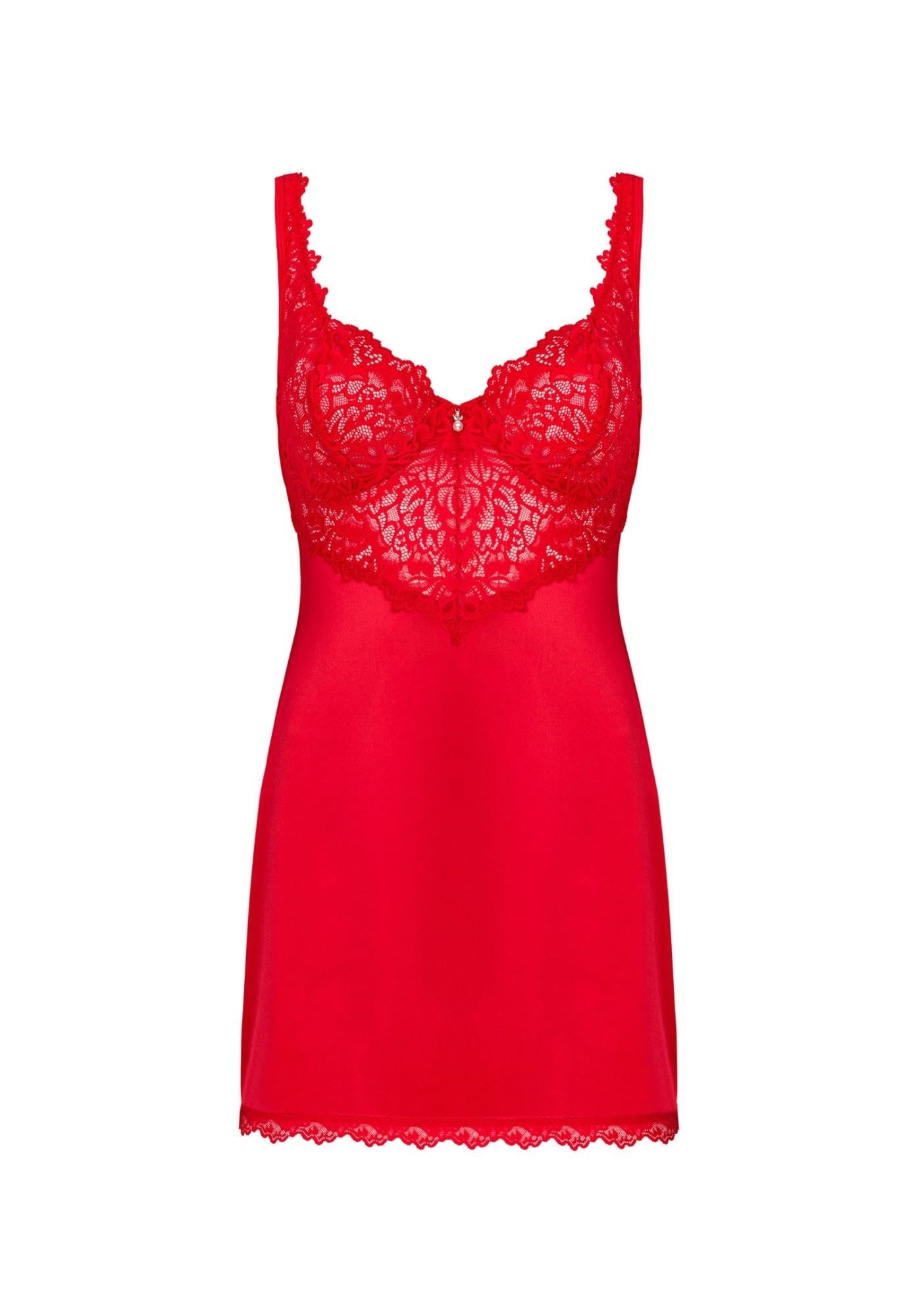 Bielizna-Amor Cherris chemise and thong S/M