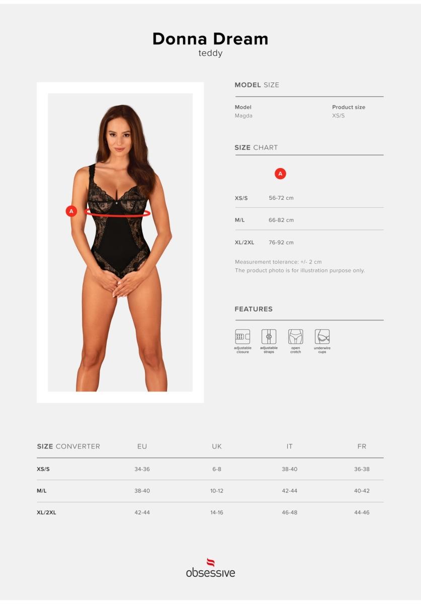 Body ouvert Donna Dream   XS/S