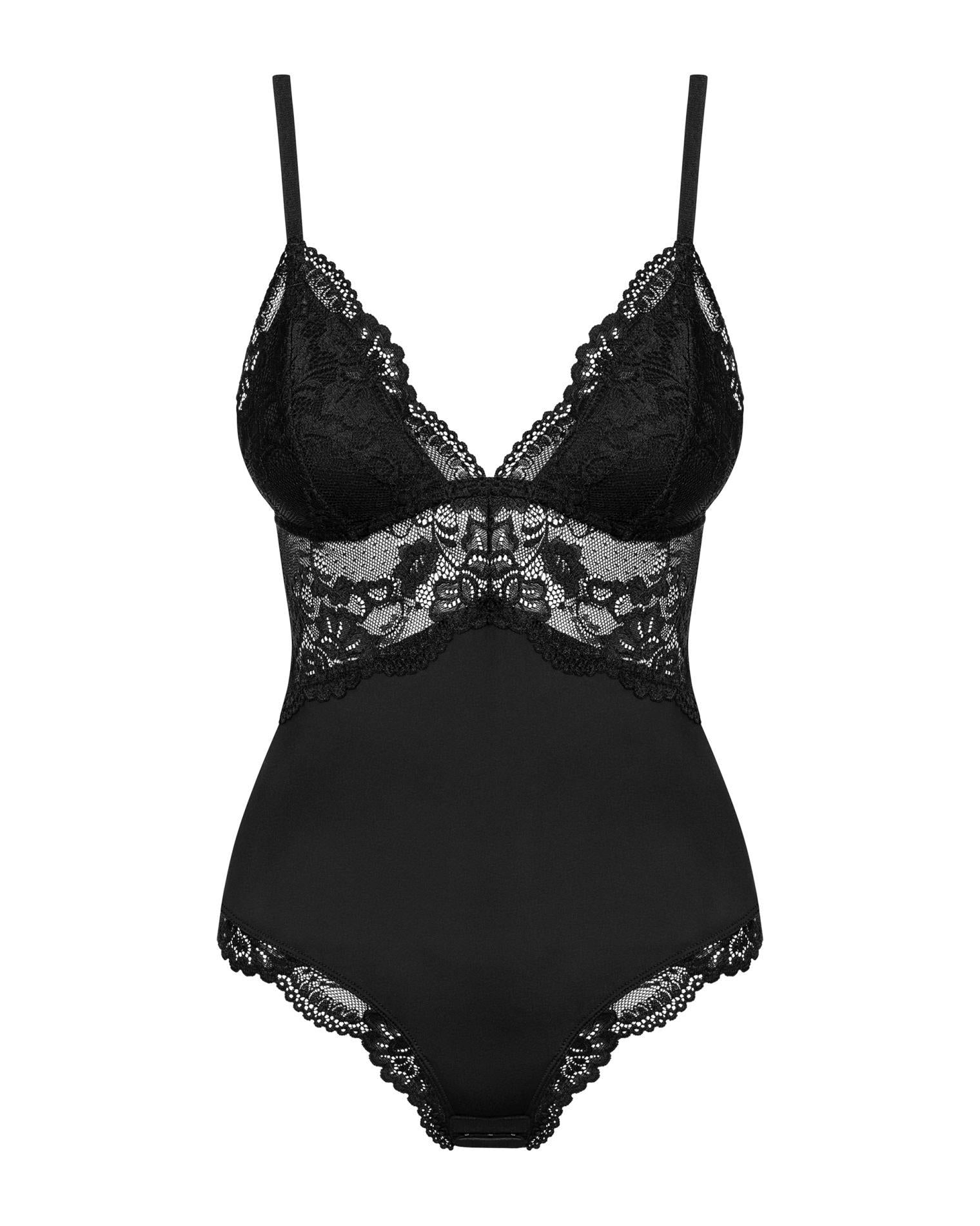 Underwear - 810-TED-1 black bodysuit S/M