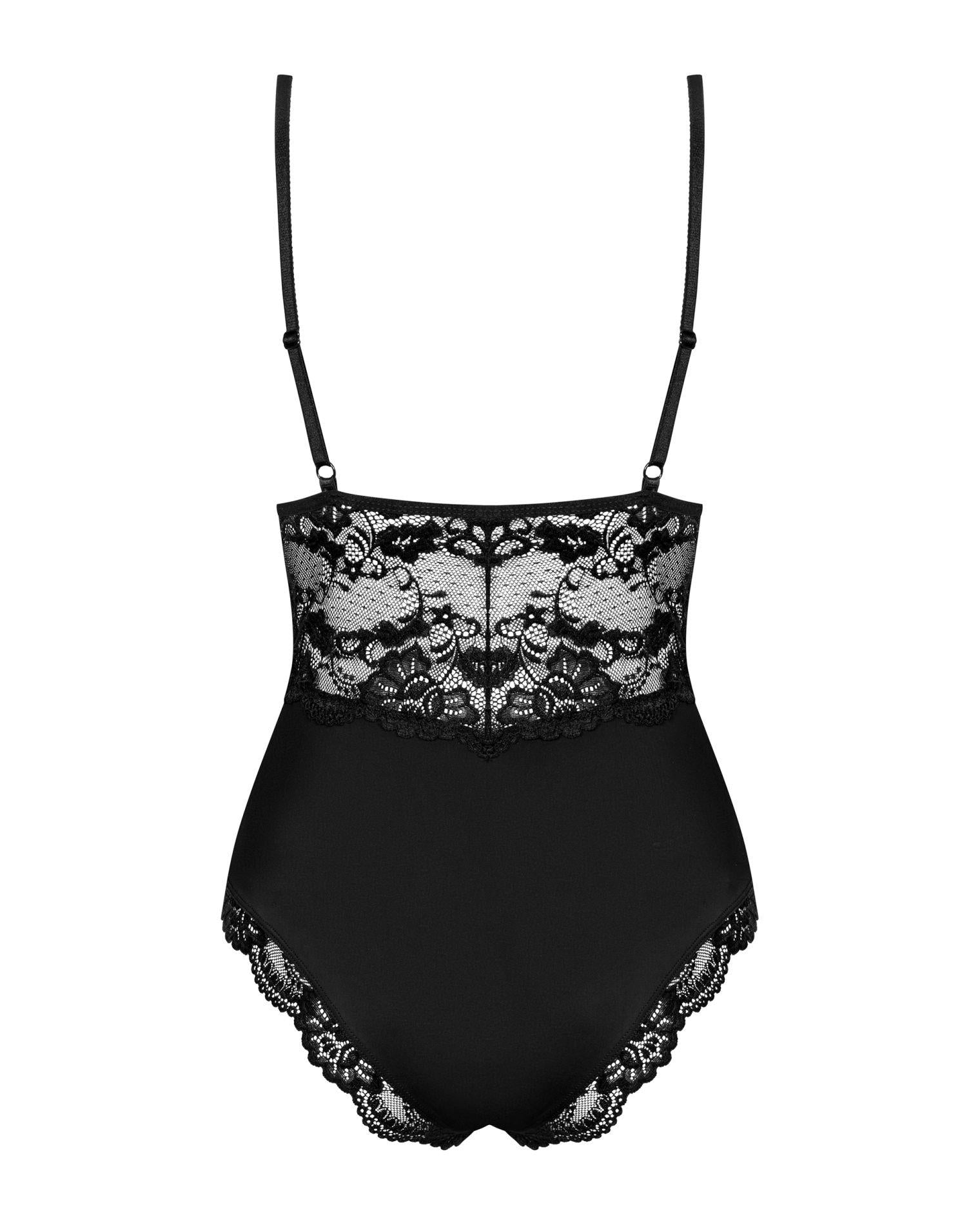 Underwear - 810-TED-1 black bodysuit S/M