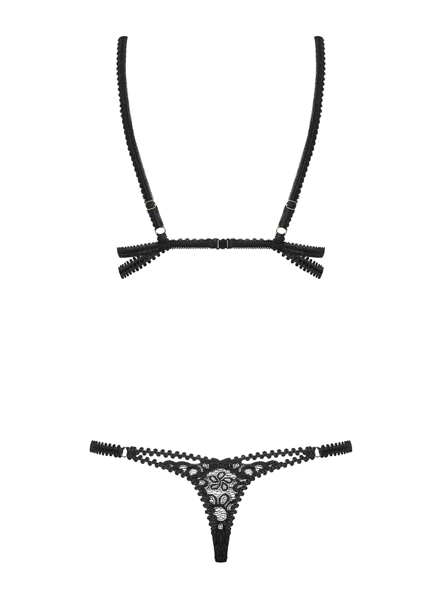 L/XL black Mixty body lingerie